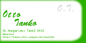otto tanko business card