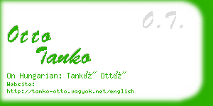 otto tanko business card